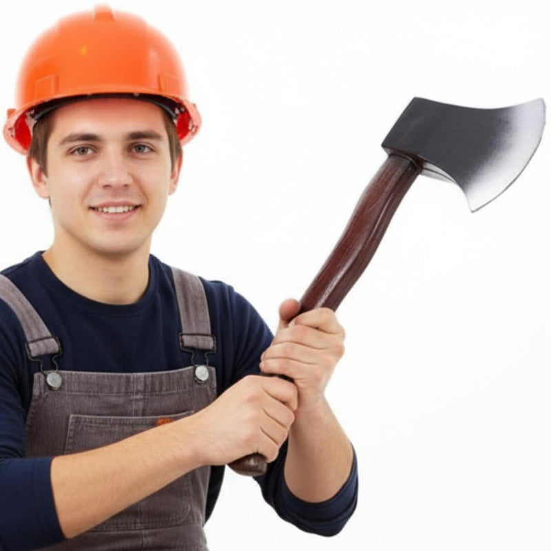 Hsei 2 Pieces Halloween Axe Foam Hatchet Props Trick Props Fake Axes for Halloween Costume - Image 5